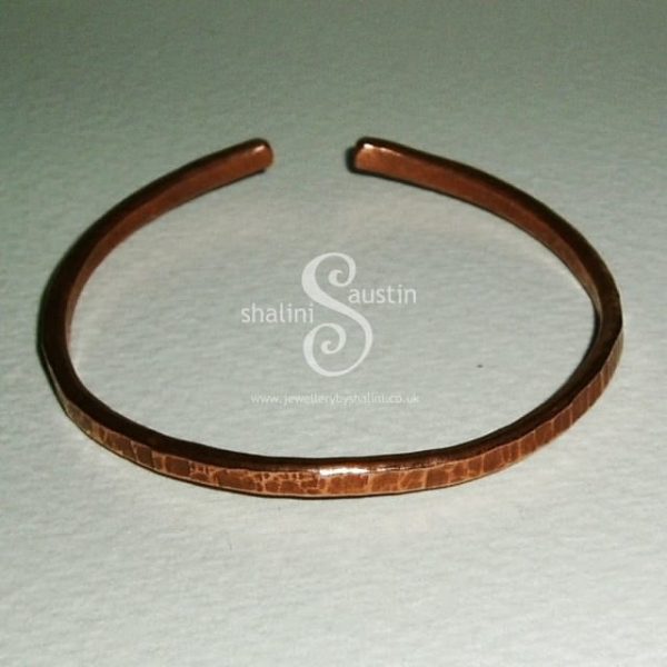 Copper Bangle Bracelet 01