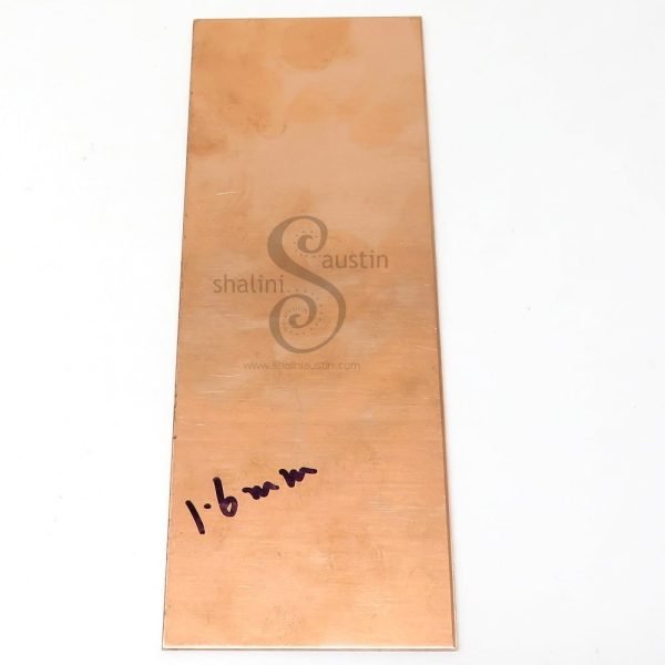 Copper Sheet Offcuts | 1.6mm | 16 gauge SWG | Various Sizes Individually Priced
