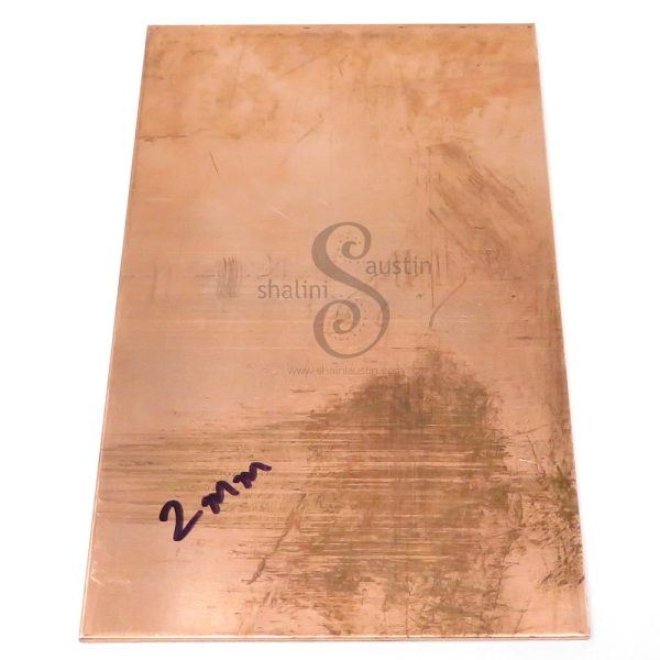 Copper Sheet Offcuts | 2mm | 14 gauge SWG | Various Sizes Individually Priced