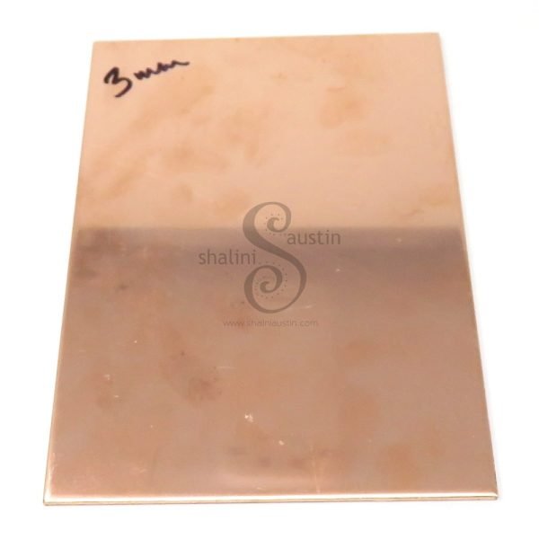Copper Sheet Offcuts | 3mm | 10 gauge SWG | Various Sizes Individually Priced